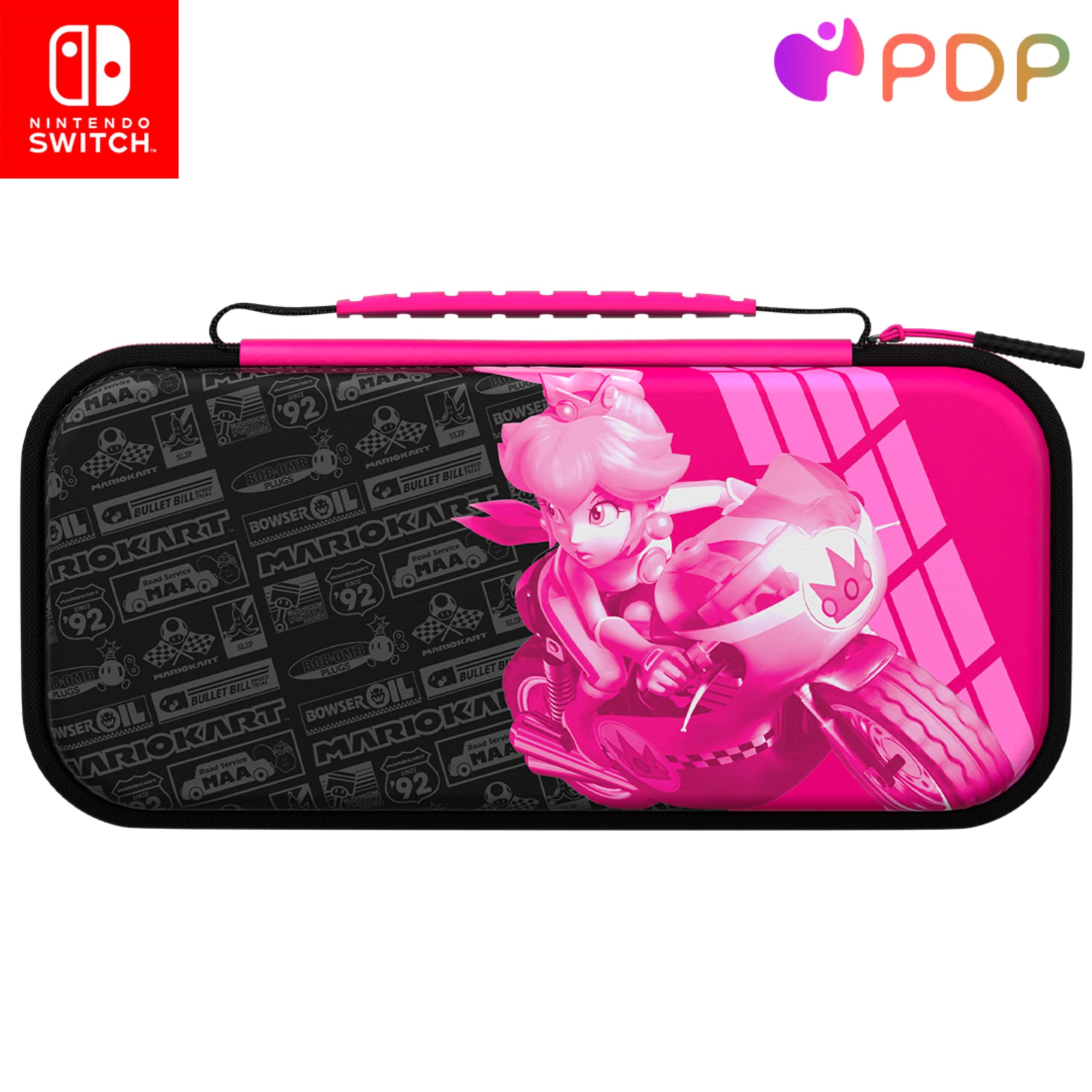 Funda Pdp Travel Case Plus Glow Grand Prix Peach ( NINTENDO SWITCH - ) - Edición Peach Funda Pdp Travel Case Plus Glow Grand Prix Peach ( NINTENDO SWITCH - ) - Edición Peach